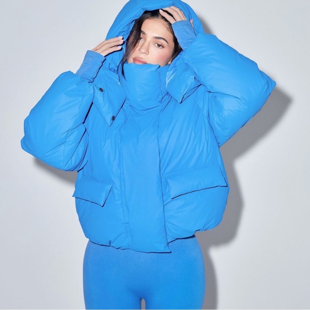 KHY Cobalt Blue Standard Puffer Jacket Small